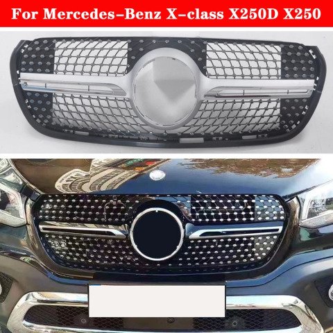 Mercedes X Class W470 Diamond Ön Panjur Izgara 2016 Sonrası