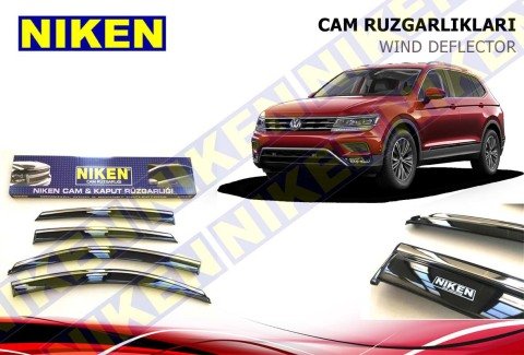 Volkswagen Tiguan Kromlu Cam Rüzgarlığı Niken 2016 Sonrası