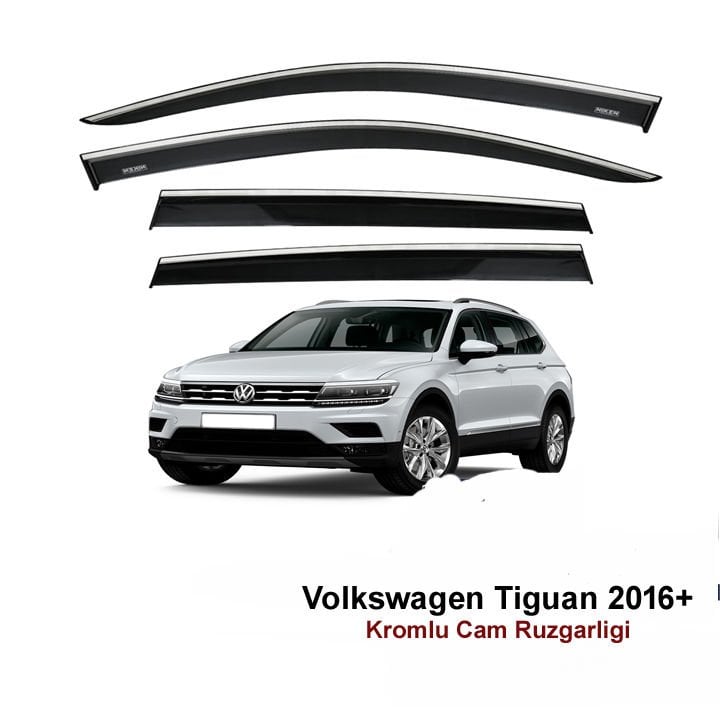 Volkswagen Tiguan Kromlu Cam Rüzgarlığı Niken 2016 Sonrası