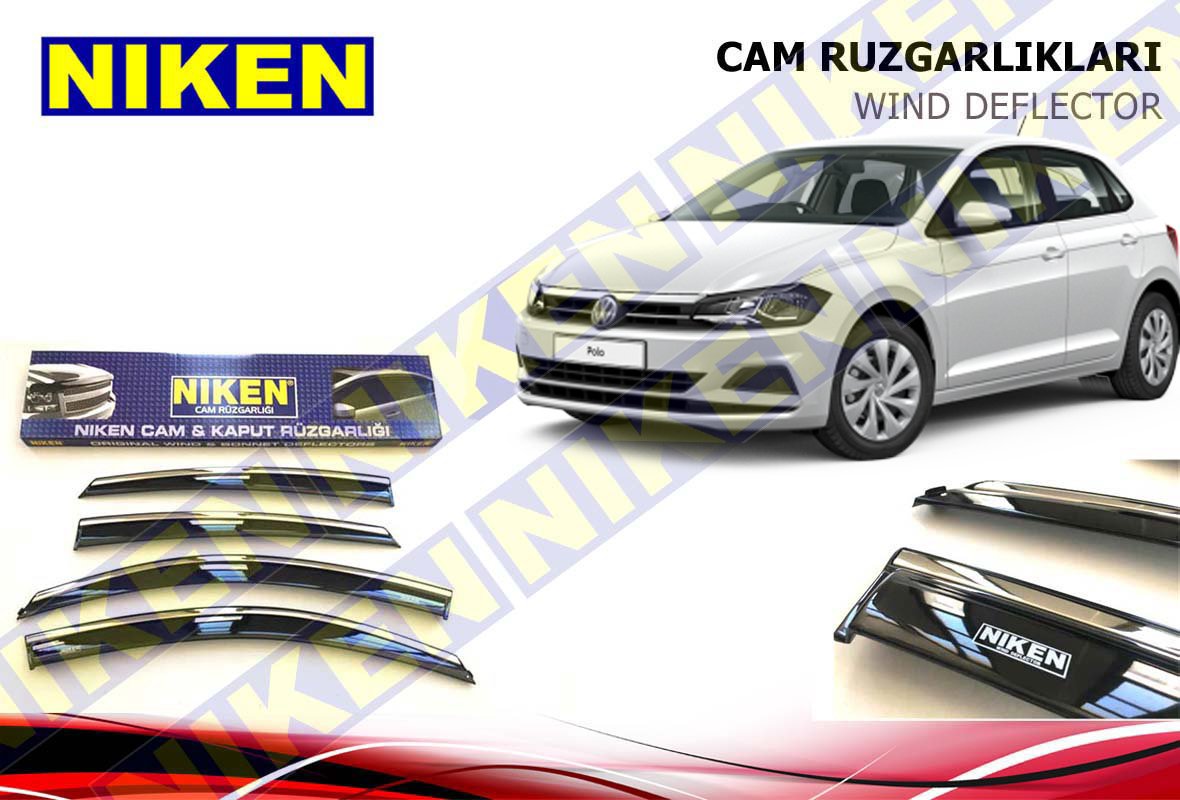 Volkswagen Polo Kromlu Cam Rüzgarlığı Niken 2017 Sonrası