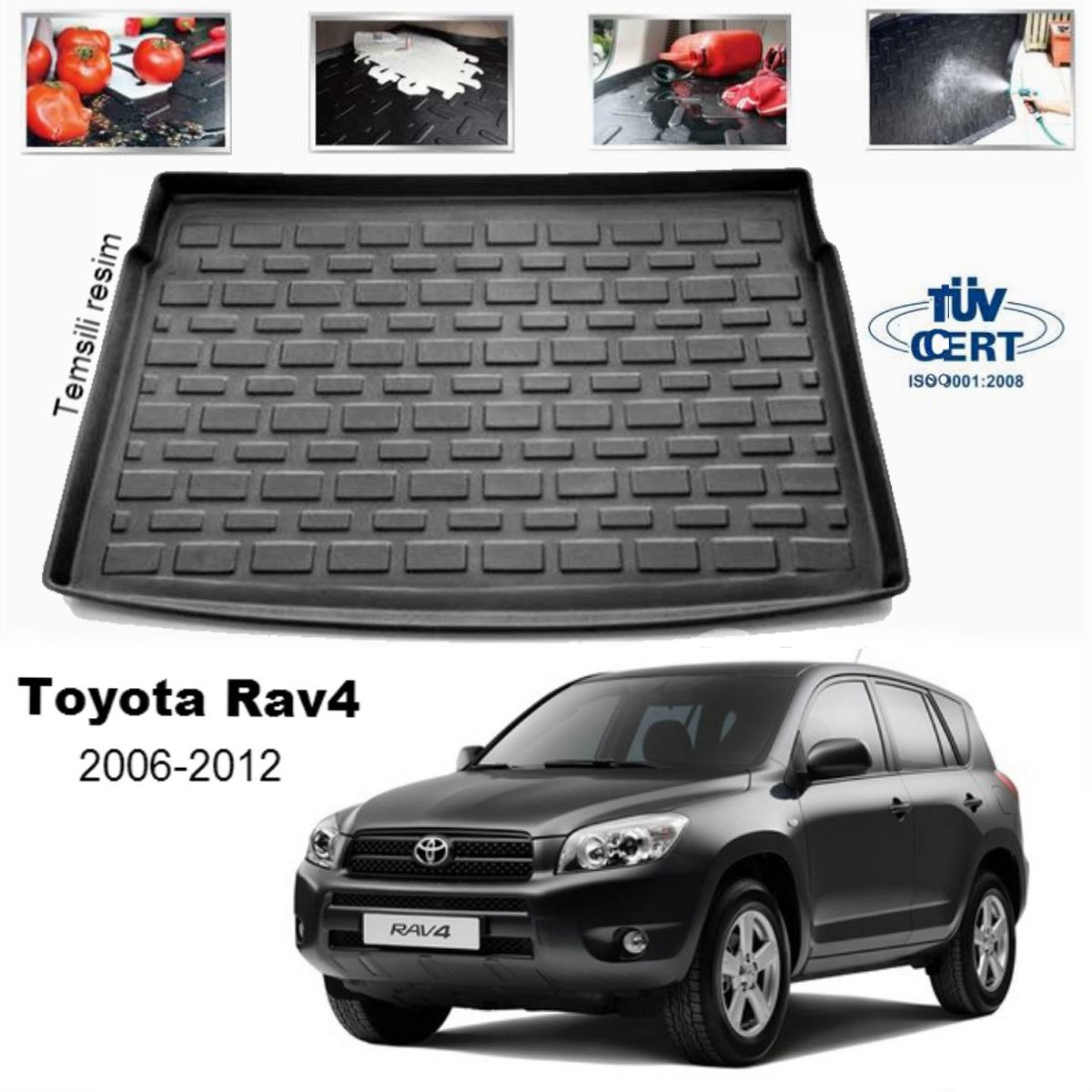 Toyota Rav-4 Bagaj Havuzu Paspası 2006-2012