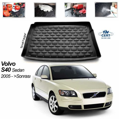 Volvo S40 Bagaj Havuzu Paspası 2005 Sonrası