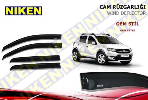 Dacia Sandero Stepway Cam Rüzgarlığı 2013 Sonrası Niken
