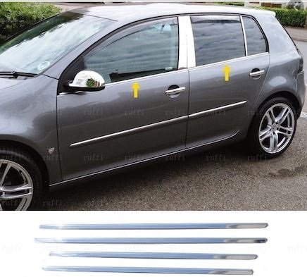 Volkswagen Golf 5 Cam Çitası Kromu Nikelajı