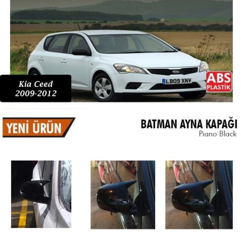 Kia Ceed Yarasa Ayna Kapağı Batman Parlak Siyah Piano Black