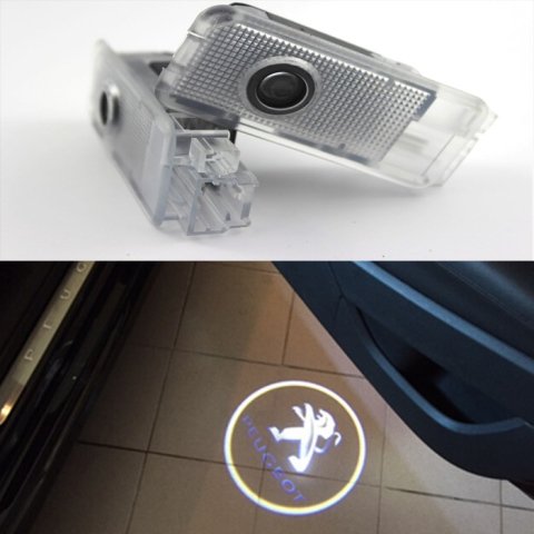 Peugeot 307 Kapı Altı Hayalet Logo Orjinal Lazer Led