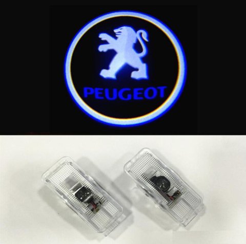 Peugeot 307 Kapı Altı Hayalet Logo Orjinal Lazer Led