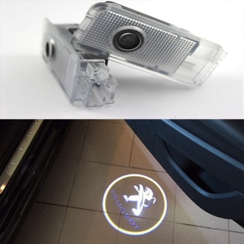 Peugeot 3008 Kapı Altı Hayalet Logo Orjinal Lazer Led