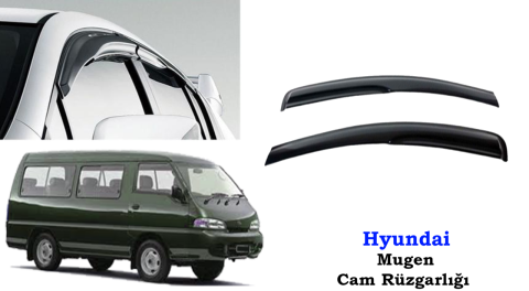 Hyundai H100 Mugen Cam Kenar Rüzgarlığı 1998-2001 2'li