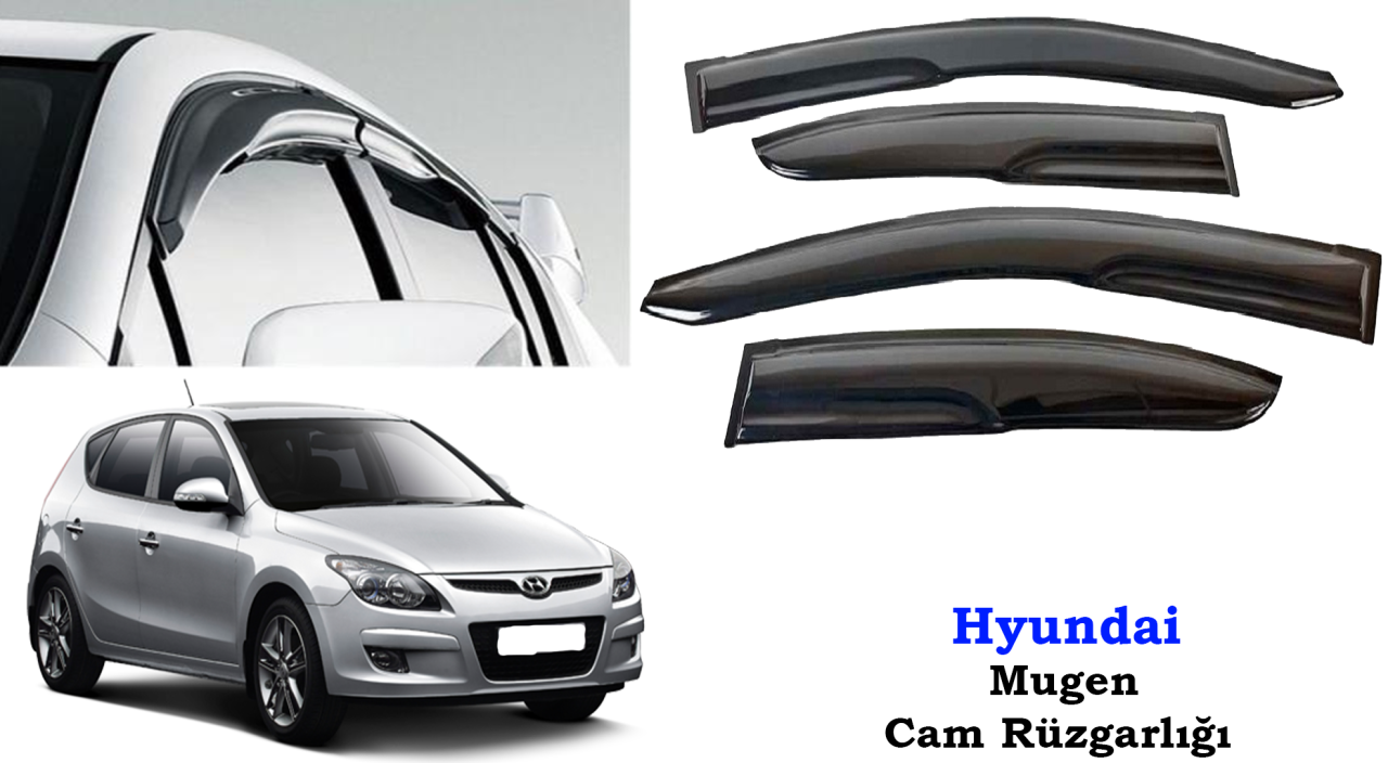 Hyundai i30 Mugen Cam Kenar Rüzgarlığı 2010