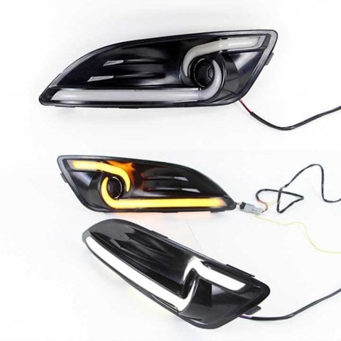 Ford Fiesta Sis Farı Çerçevesi Ledli 2013-2015 Arası