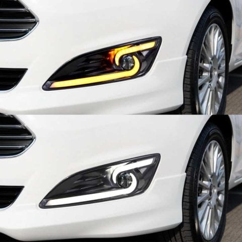 Ford Fiesta Sis Farı Çerçevesi Ledli 2013-2015 Arası