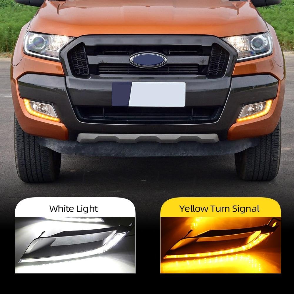 Ford Ranger T7 Sis Lambası Çerçevesi Ledli 2016-2019 Arası