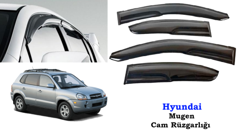 Hyundai Tucson Mugen Cam Kenar Rüzgarlığı 2004-2012