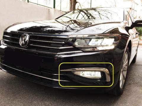 Volkswagen Passat B8.5 Sis Farı Çerçevesi Kromu Nikelajı 2019 ve Sonrası