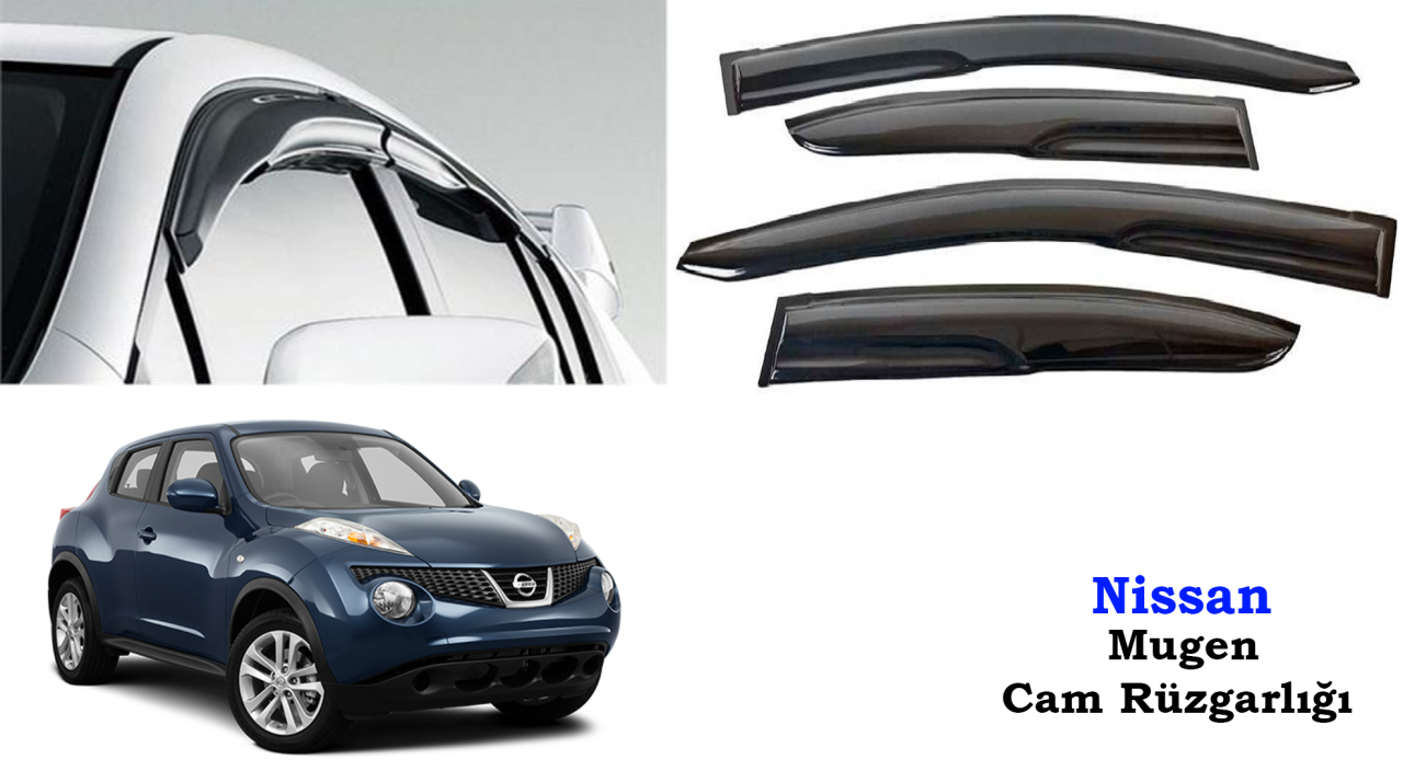 Nissan Juke Mugen Cam Kenar Rüzgarlığı 2011-