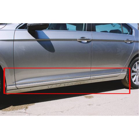 Volkswagen Passat B8.5 Yan Kapı Çıtası Kromu Nikelajı  2019 Sonrası
