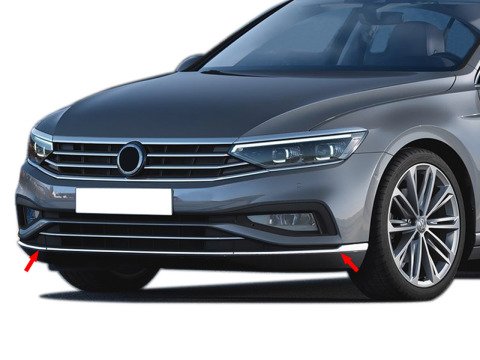 Volkswagen Passat B8.5 Ön Tampon Alt Çıtası Kromu 2019 Sonrası