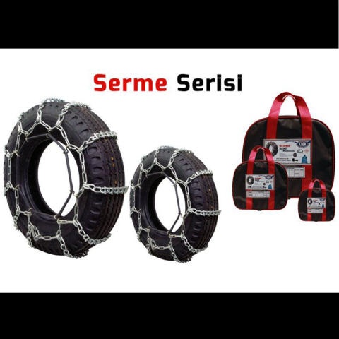 Serme Kar Patinaj Zinciri Mahmuzlu 225x75xR17,5