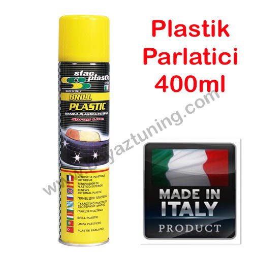Plastik Temizleyici Tampon Dış Aksam Parlatıcı Sprey Stac 400ML