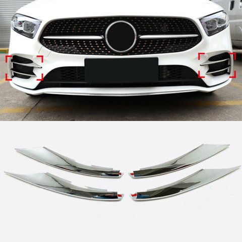 Mercedes W177 Ön Tampon Bıçak Çıtası Kromu 2019 Sonrası