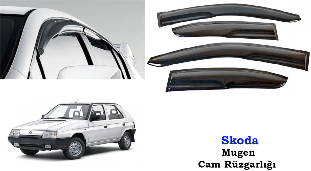 Skoda Favorit Mugen Cam Kenar Rüzgarlığı 1995-1999