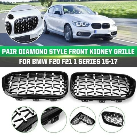 Bmw 1 Serisi F20 Ön Panjur Böbrek Diamond Model OEM 2015-2019