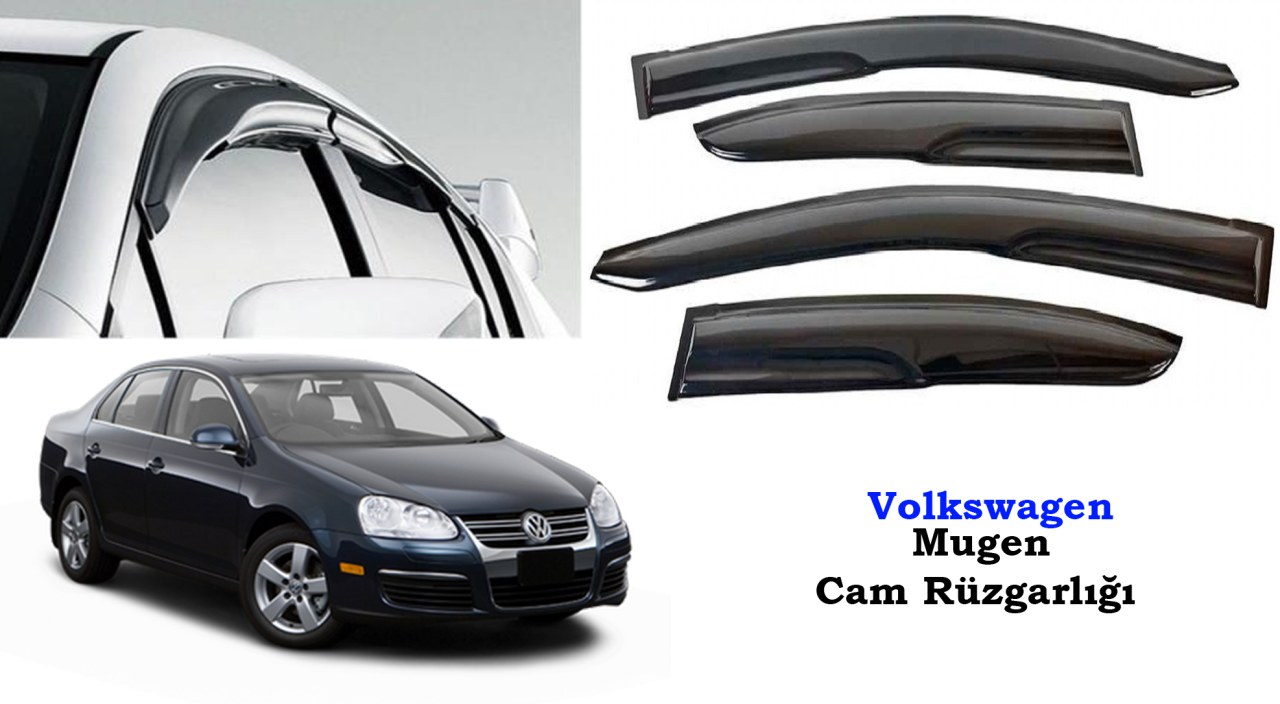Volkswagen Jetta Mugen Cam Kenar Rüzgarlığı 2006-2010