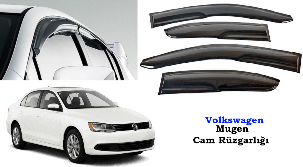 Volkswagen Jetta Mugen Cam Kenar Rüzgarlığı 2011-