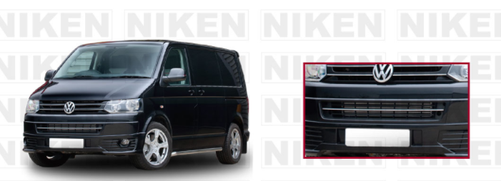 Volkswagen Transporter T6 Panjur Alt Kromu Nikelajı 2010-2015