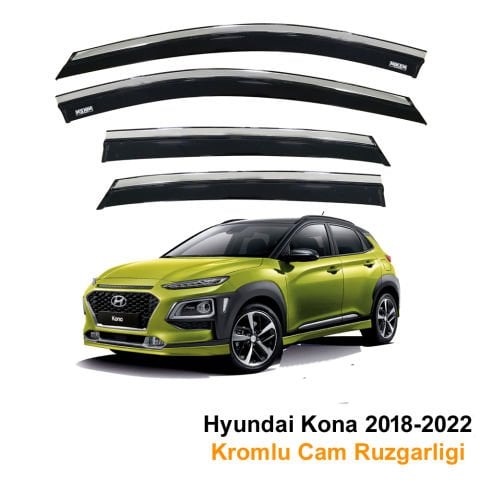 Hyundai Kona Kromlu Cam Rüzgarlığı Niken 2018-2022