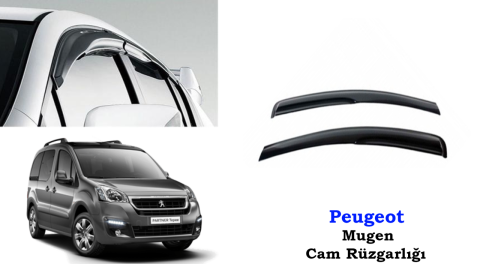 Peugeot Partner Tepee Mugen Cam Kenar Rüzgarlığı