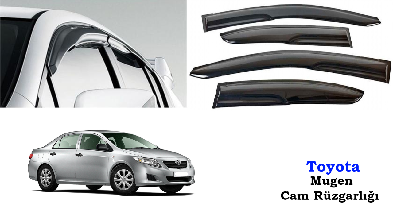 Toyota Corolla Mugen Cam Kenar Rüzgarlığı 2007-2012