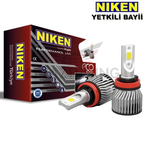 H8 Led Xenon Far Ampulü Eco Niken 8000 Lümen