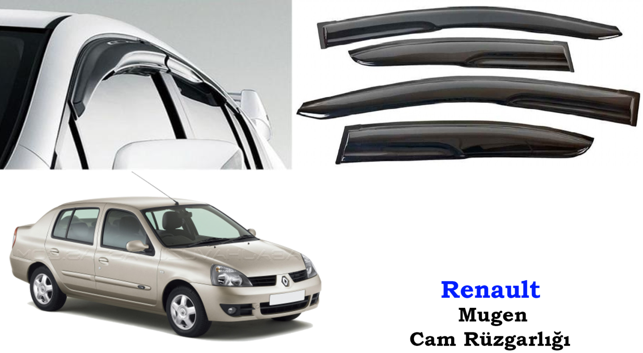 Renault Symbol Mugen Cam Kenar Rüzgarlığı 1999-2008