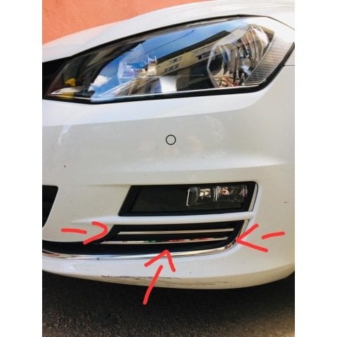 Volkswagen Golf 7 Sis Çerçevesi Kromu Nikelajı
