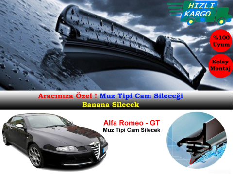 Alfa Romeo GT 2006 Muz Silecek Takımı