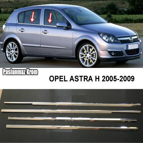 Opel Astra H Alt Cam Çıtası Kromu Nikelajı 2004-2010