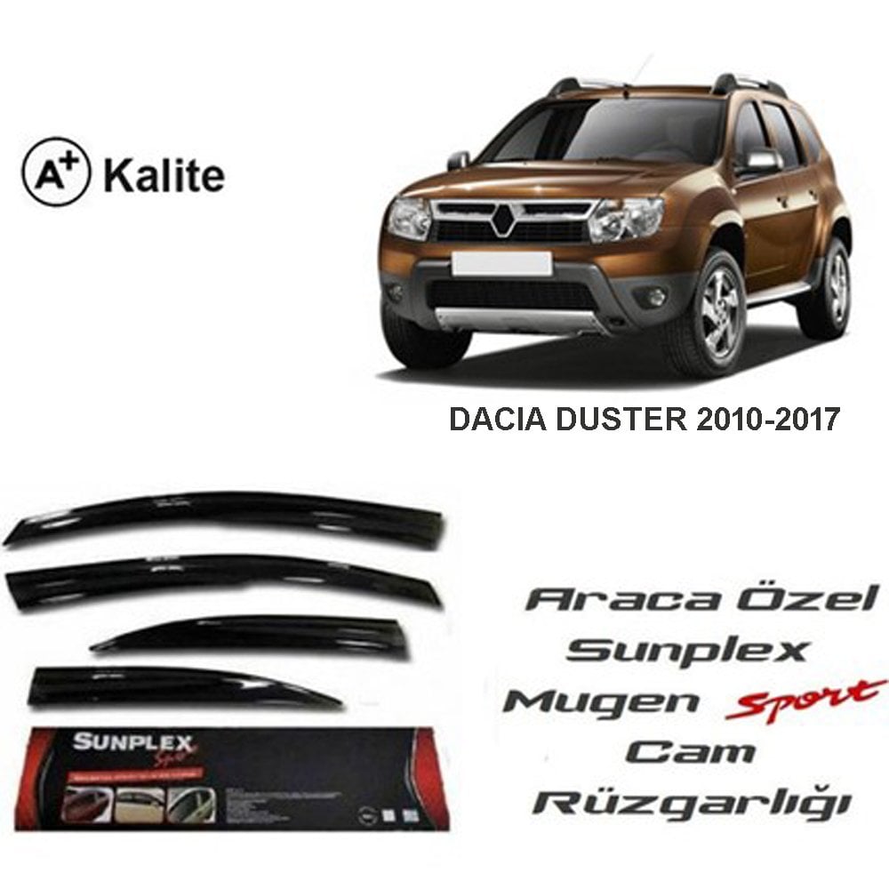 Dacia Duster Cam Rüzgarlığı Mugen Tip Sunplex 2010-2017