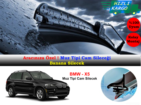 Bmw X5 E70 2007-2013 Muz Silecek Takımı