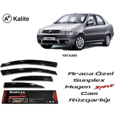 Fiat Albea Cam Rüzgarlığı Mugen Tip Sunplex