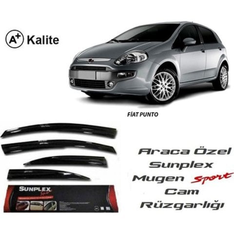 Fiat Punto Cam Rüzgarlığı Mugen Tip Sunplex