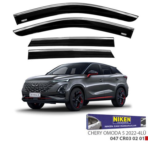 Chery Omoda 5 Kromlu Cam Rüzgarlığı Niken 2022 Sonrası