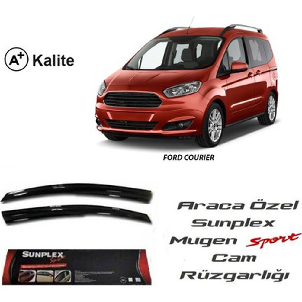 Ford Courier Cam Rüzgarlığı Mugen Tip Sunplex 2li