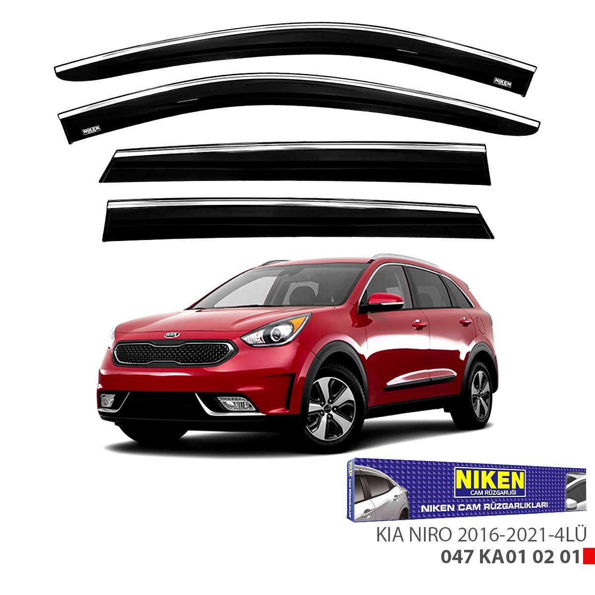 Kia Niro Kromlu Cam Rüzgarlığı Niken 2016-2021 Arası