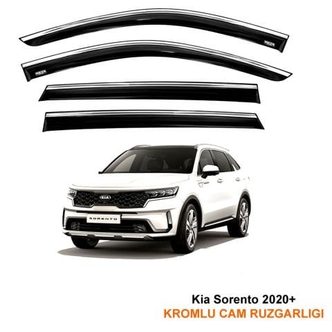 Kia Sorento Kromlu Cam Rüzgarlığı Niken 2020 Sonrası