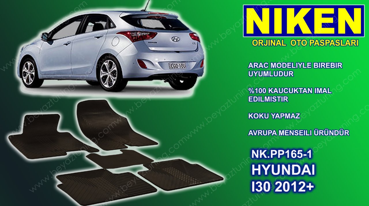Hyundai İ30 Paspas Alman Malı 2012-2016
