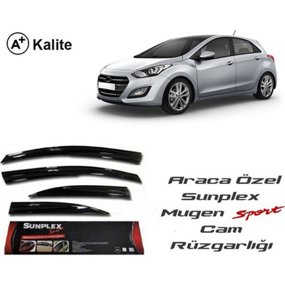 Hyundai i30 Cam Rüzgarlığı Mugen Tip Sunplex 2012-2017