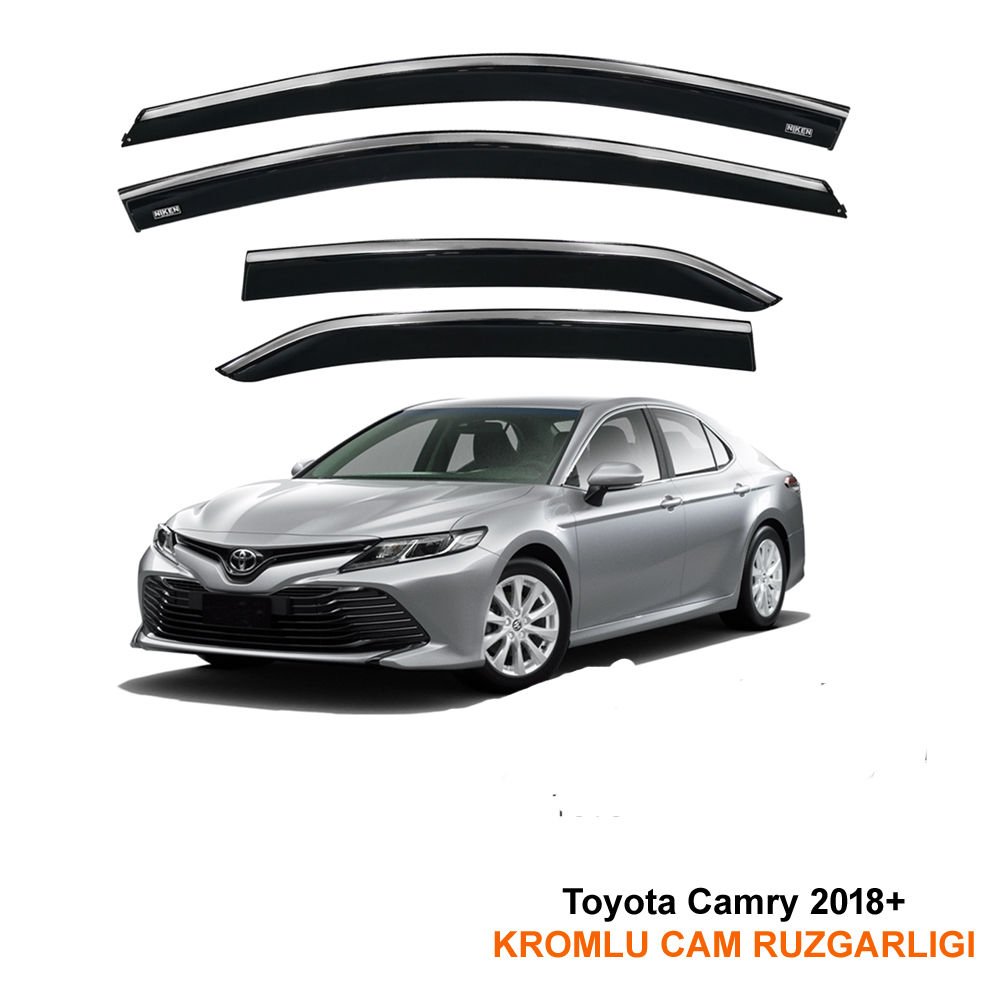 Toyota Camry Kromlu Cam Rüzgarlığı Niken 2018 Sonrası