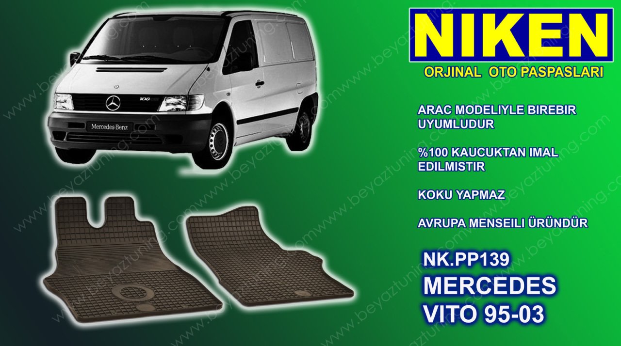 Mercedes Vito Paspas Alman Malı 1995-2003